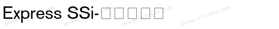 Express SSi字体转换